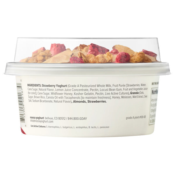 Noosa Strawberry Mix-ins Yoghurt  DestGlow