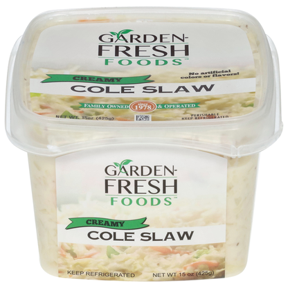 Garden-Fresh Foods Cole Slaw, Creamy