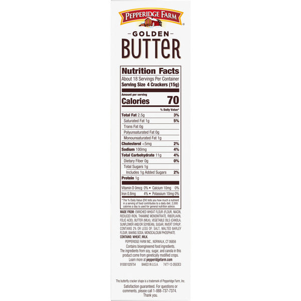 Pepperidge Farm Golden Butter Crackers  DestGlow