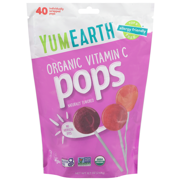 YumEarth Organic Vitamin C Pops  DestGlow
