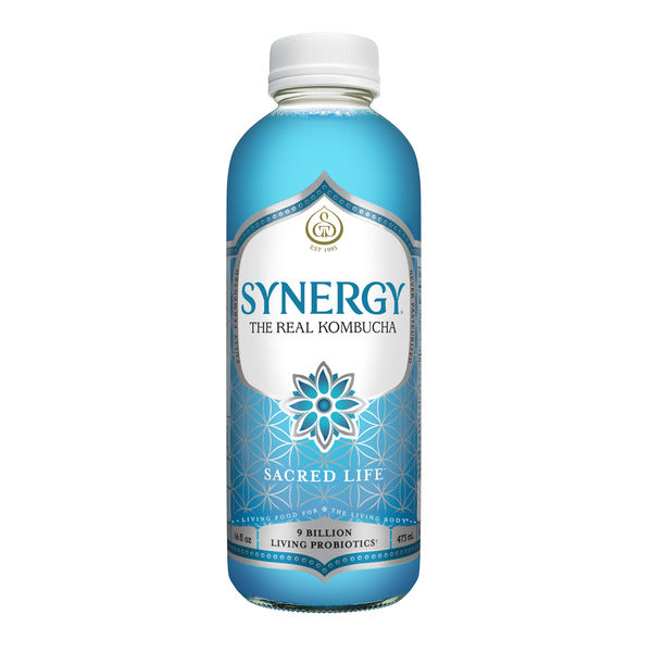 Synergy The Real Kombucha, Sacred Life  DestGlow