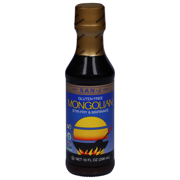 San-J Stir-Fry &amp; Marinade, Gluten Free, Mongolian