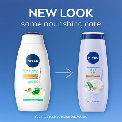 NIVEA Aloe &amp; Lily Refreshing Body Wash