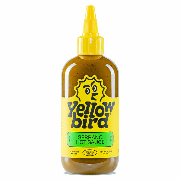 Yellowbird Classic Serrano Hot Sauce  DestGlow