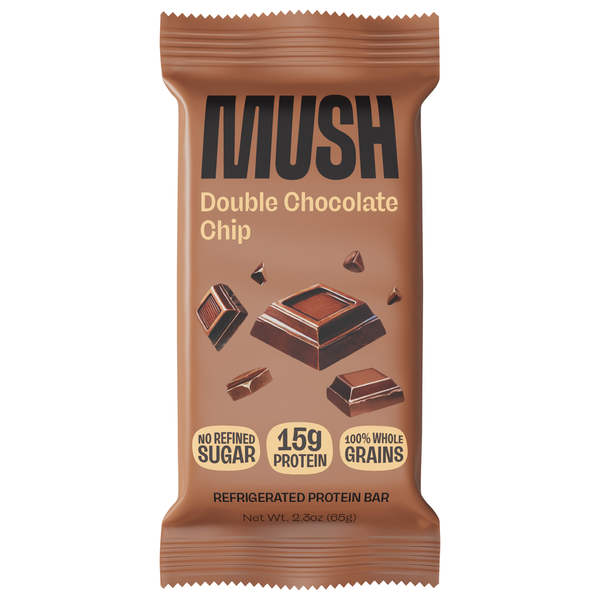 MUSH Double Chocolate Chip Protein Bar  DestGlow