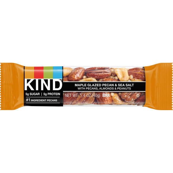 KIND Nuts &amp; Spices Bars Maple Glazed Pecan &amp; Sea Salt - 1 Count  DestGlow