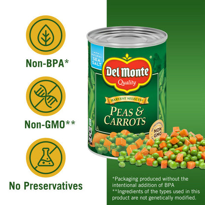 Del Monte SPECIAL BLENDS Peas &amp; Carrots, Canned Vegetables  DestGlow