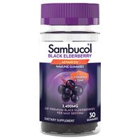 Sambucol Black Elderberry, Advanced, 3400 mg, Gumm...
️  DestGlow