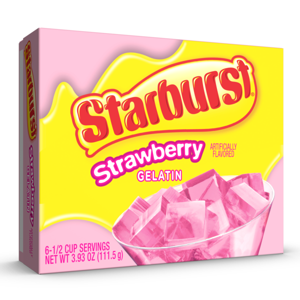 STARBURST Gelatin Strawberry (6 Servings)  DestGlow