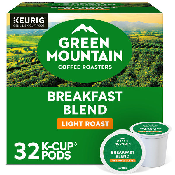 Green Mountain Coffee Roasters Breakfast Blend K-Cup Pods  DestGlow