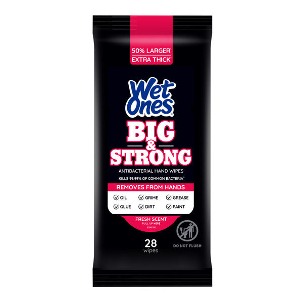 Wet Ones Antibacterial Hand Wipes, Fresh Scent Heavy Duty Wipes  DestGlow