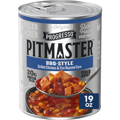 Progresso Pitmaster BBQ Style Grilled Chicken and Fire Roasted Corn Canned Soup  DestGlow