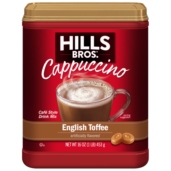 Hills Bros. Drink Mix, English Toffee, Cafe Style  DestGlow