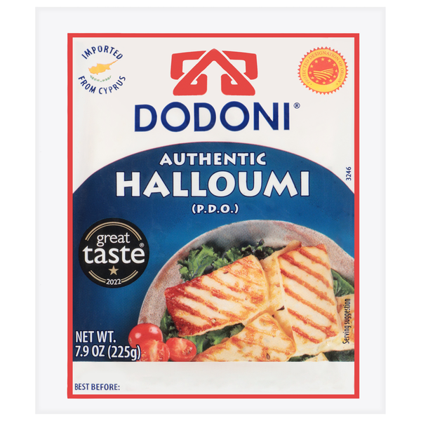 DODONI Authentic Halloumi Cheese  DestGlow