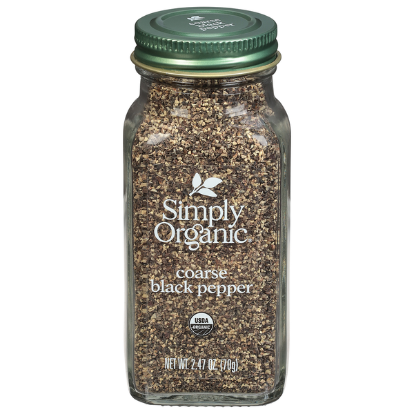 Simply Organic Black Pepper, Coarse  DestGlow