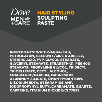 Dove Men+Care Styling Aid Sculpting Hair Paste