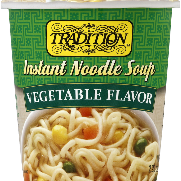 Tradition Instant Noodle Soup, Vegetable Flavor  DestGlow