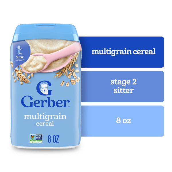 Gerber Stage 2 Baby Food Multigrain Cereal Whole Grains Baby Cereal  DestGlow