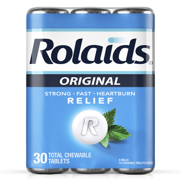 Rolaids Extra Strength Antacid, 30 Chewable Tablets, Mint Flavor  DestGlow