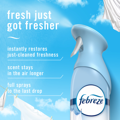 Febreze Air Mist Air Freshener Spray, Linen &amp; Sky Scent