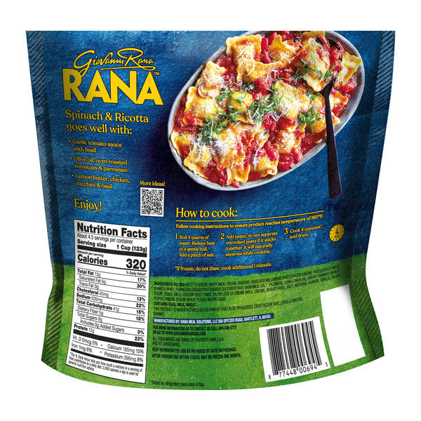 Rana  Spinach &amp; Ricotta Ravioli  DestGlow