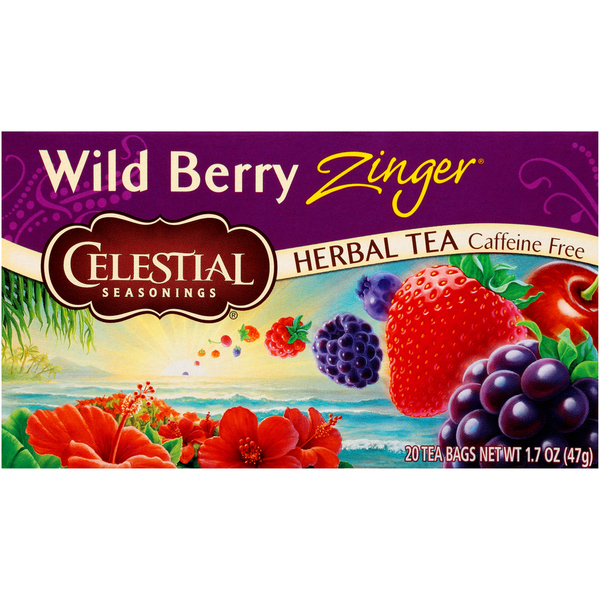 Celestial Seasonings Tea Wild Berry  DestGlow