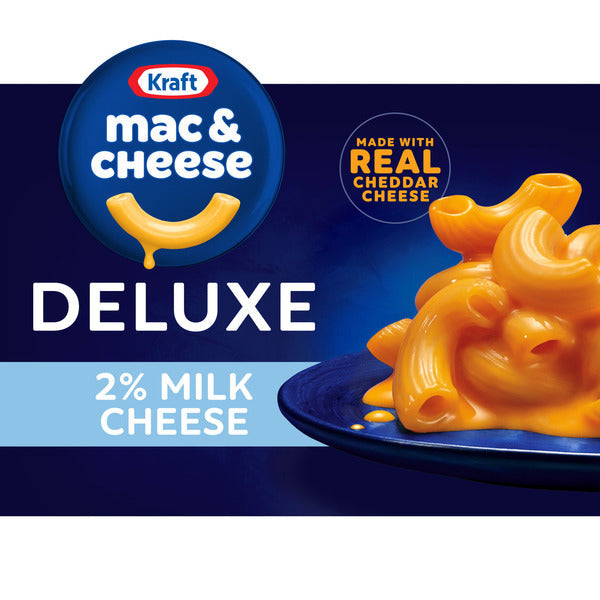Kraft Mac &amp; Cheese Macaroni and Cheese Dinner with Sauce made from 2% Milk Cheese