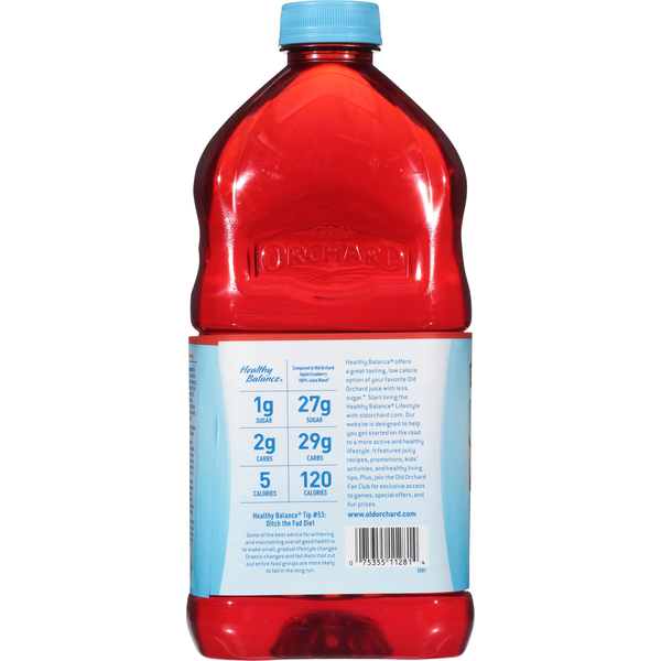 Old Orchard Healthy Balance Cranberry Juice Cocktail  DestGlow