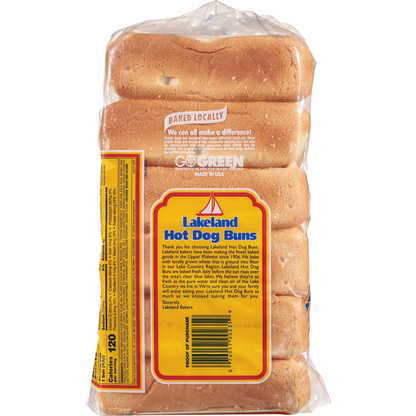 Lakeland Hot Dog Buns