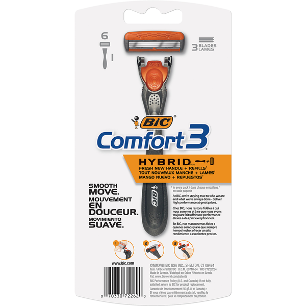 BIC Razors, Hybrid  DestGlow