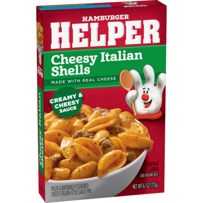 Hamburger Helper Cheesy Italian Shells