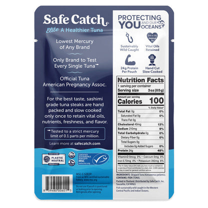 Safe Catch Elite Wild Tuna, Mercury-Tested