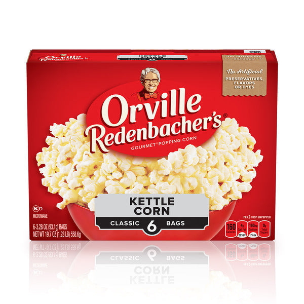 Orville Redenbacher Kettle Corn Microwave Popcorn  DestGlow