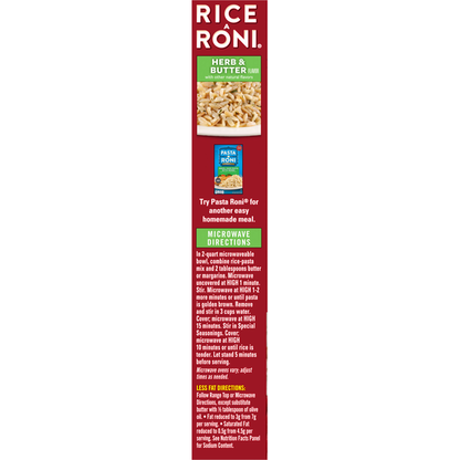 Rice-A-Roni Herb Butter Rice Mix