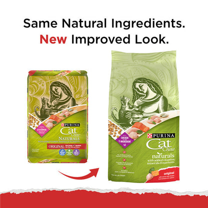 Purina Cat Chow Naturals With Added Vitamins, Minerals and Nutrients Dry Cat Food, Naturals Original