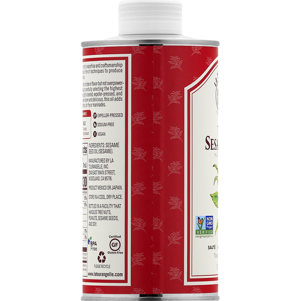 La Tourangelle Sesame Oil, Toasted  DestGlow