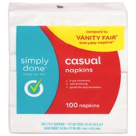 Simply Done Napkins, Casual, 2-Ply️  DestGlow