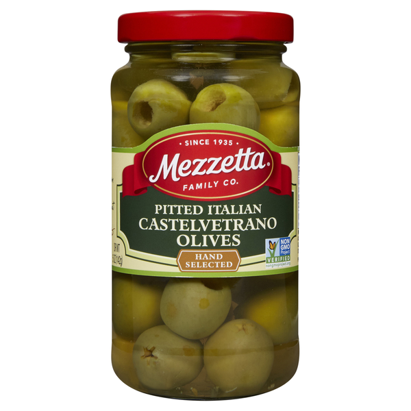 Mezzetta Olives, Castelvetrano, Pitted, Italian  DestGlow