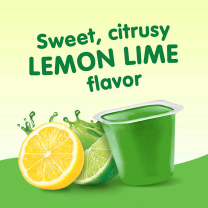 Snack Pack Zero Sugar Lemon Lime Flvrd Low Calorie Juicy Gels  DestGlow