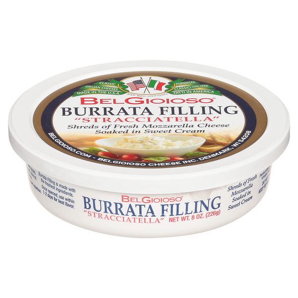BelGioioso Cheese, Stracciatella, Burrata Filling  DestGlow