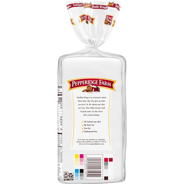Pepperidge Farm Enriched White Thin Sliced Bread  DestGlow