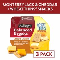 Sargento Balanced Breaks® Cheese &amp; Crackers, Natur...
️  DestGlow
