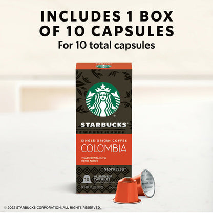 Starbucks by Nespresso Original Colombia Medium Roast  Coffee