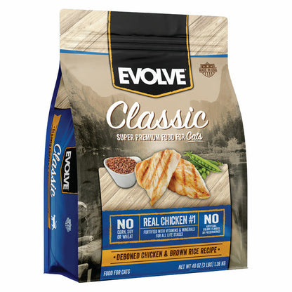 EVOLVE Classic Chicken and Brown Rice Cat Food