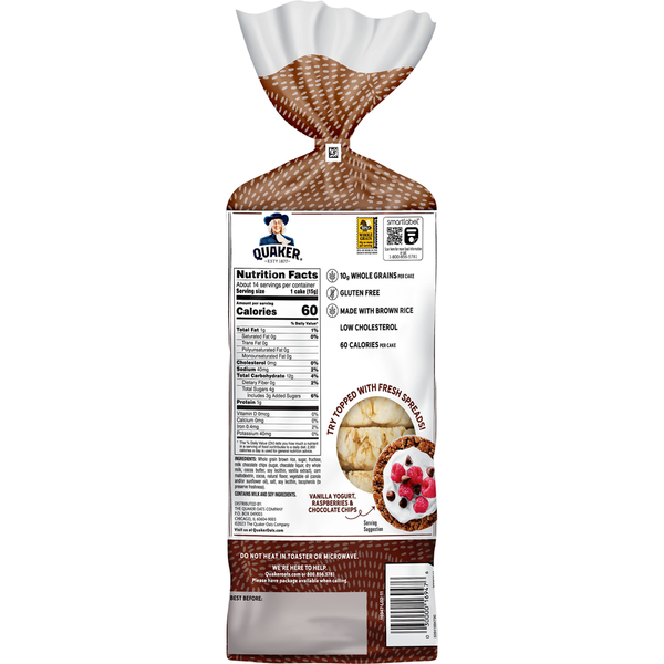 Quaker Rice Cakes, Chocolate  DestGlow