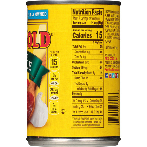 Red Gold Tomato Sauce  DestGlow