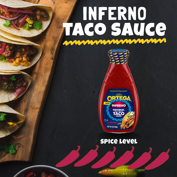Ortega Inferno Taco Sauce  DestGlow