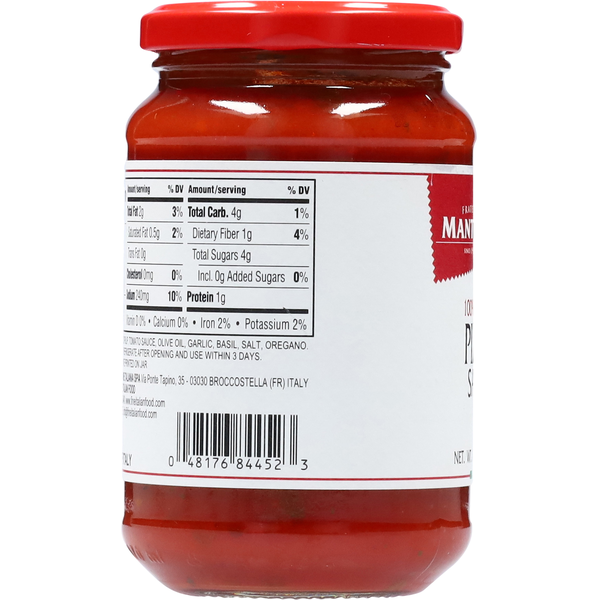 Mantova 100% Italian Pizza Sauce  DestGlow