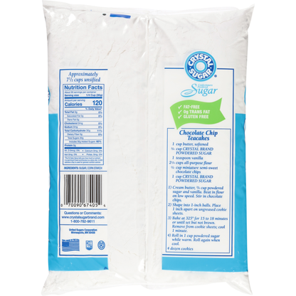 CRYSTAL SUGAR Sugar, Confectioners Powdered