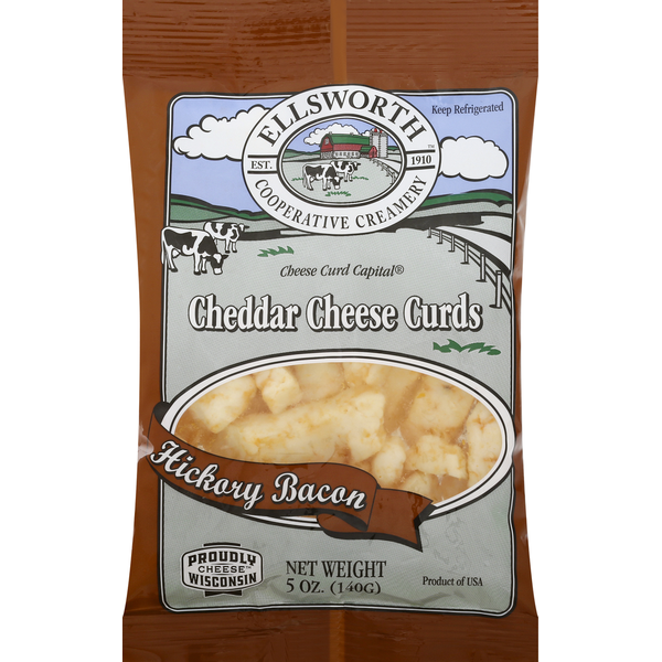 Ellsworth Cheddar Cheese Curds, Hickory Bacon  DestGlow